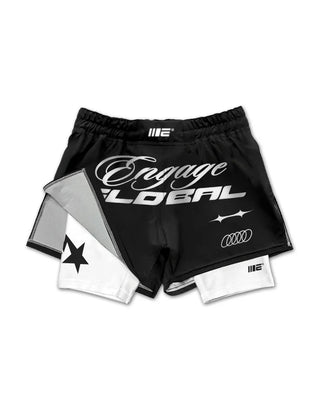 Engage "Pit Crew" 2-in-1 Fight Shorts