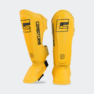 Combat CRNR HMIT Shin Guard - MAIZE