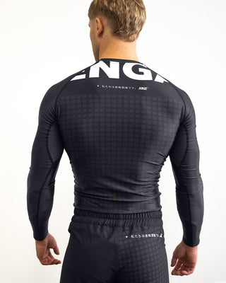 Engage Graph Tech Rash Guard Long Sleeve - Black