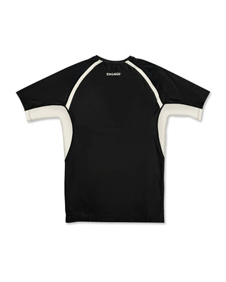 Engage INVICTA Short Sleeve Rash Guard - Black