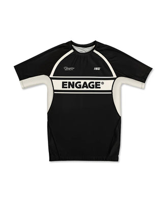 Engage INVICTA Short Sleeve Rash Guard - Black