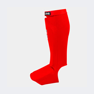 Combat CRNR Slip-On Shin Pad - Red