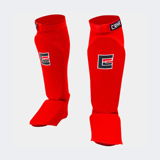 Combat CRNR Slip-On Shin Pad - Red